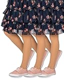looksy 3er-Pack einfarbige beige Strumpfhosen für Mädchen, 40 DEN,...