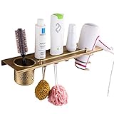 Badezimmerregal Badezimmerregal Wandmontiertes antikes Badezimmerregal Edelstahl...