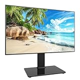 TV Standfuß Universal Höhenverstellbar Ständer Fernsehtisch Standfuß...