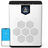 Luftreiniger für Allergiker, Wohnung und Raucherzimmer, mit 2 × HEPA 14-Filtern gegen...