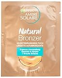 Garnier Bräunungstuch mit Selbstbräunerlotion, Einmal-Tuch für schnelles...