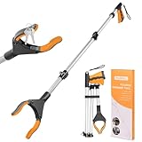 YAUNGEL 108cm Greifzange für Senioren, Folding Greifer mit Magnet-Greifarm,...