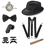 20er Jahre Accessoires Herren, Mafia Kostüm Herren, Peaky Blinders Kostüm, Gangster...