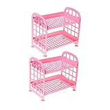Amosfun 2st Obstregal Desktop-organizer-rack Lagerregal Make-up-aufbewahrungsregal...