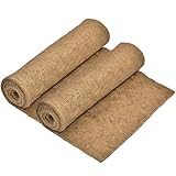 Wurmkomposter, Wurmdecke, 2pcs 24 x 24 Faltbare Mülleimerdecke, abbaubare Jute -Faser...