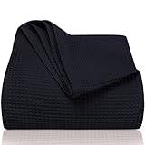 LAYNENBURG Premium Tagesdecke 150 x 200 cm - Waffelpique 100% Baumwolle -...