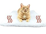 PurrCave® Selbstheizende Decke für Katzen u. Hunde mit Anti-Rutsch Gummi-Noppen |...