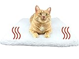 PurrCave® Selbstheizende Decke für Katzen u. Hunde mit Anti-Rutsch...