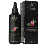Hagebuttenöl BIO Kaltgepresst – 100ml Gesichtsöl – Vegan - Lichtschutz Glas-Flasche...