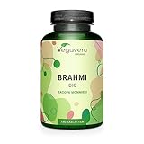 Brahmi BIO hochdosiert | 1.500 mg Bacopa monnieri Pulver | 2% Bacoside | Vegan &...