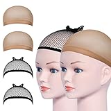 URAQT Haarnetz Wig Cap, Dehnbare Atmungsaktive Perücke Kappen Caps Nylon Haarnetz,...