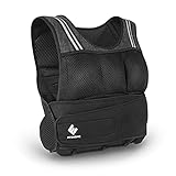 FitEngine Gewichtsweste | Herausnehmbare Gewichte - bis zu 10 kg | Mit 36...