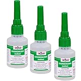TOP2GLUE Sekundenkleber 50g medium Industriequalität ✓ Atomkleber ✓ Alleskleber ✓...