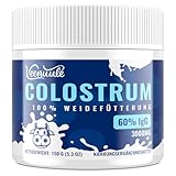 Veenuule Colostrum Pulver 3000MG, mit 60% Natürliche IgG (Immunglobuline),...
