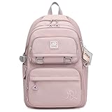 JANSBEN Schulrucksack Jungen mädchen Teenager Schultasche Wasserdicht Rucksack Damen...