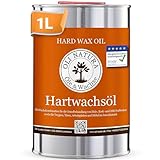 OLI-NATURA Hartwachsöl - 1L, farblos, natur - Holzöl für Möbel, Treppen, Türen & mehr...