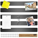 Wukong Magnettafel Memotafel 30x4mm, 5 Stück Selbstklebend Magnetleisten mit 20...