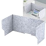 SNWGPLY Wand Für Schreibtisch Filz Freistehender Table Divider Spuckschutz Niesenschutz...