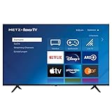 METZ Blue Roku TV, 4K UHD Smart TV, 55 Zoll, 139 cm, Fernseher mit Triple Tuner,...