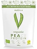 Bio Erbsenprotein Pulver 1kg Neutral - Organic Vegan Pea Protein Powder Natural - 80,1%...