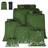 vsshe wasserdichte Tasche, 6 Stück wasserdichte Aufbewahrungsbeutel, 1,5/2,5/3/3,5/5/8L...