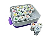 bakeryteam Wilton Lebensmittelfarben Set im praktischen Wilton Organizer (20 x 28g)
