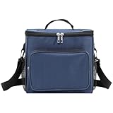 Große isolierte Lunchtasche - isolierte Lunchbox | Wasserdicht | Weiche Kühltasche Box...