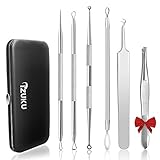 Mitesserentferner Pickel Ausdrücken Werkzeug Bonus Inkl. IZUKU Blackhead Remover aus...