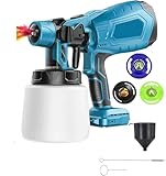 Akku Farbsprühsystem,kompatibel mit Makita 18V Akkus, Sprühpistole...
