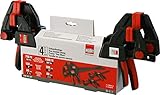 BESSEY Einhandzwingen-SET EZM-EZL-SET, 2x EZM15-6 und 2x EZL30-8,...