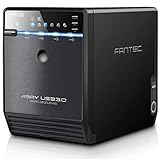 FANTEC QB-35US3-6G Externes 4-fach Festplattengehäuse (für 4x 8, 89 cm (3, 5 Zoll) SATA...