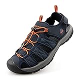Knixmax Trekkingsandalen Herren Wandersandalen Geschlossene Outdoor Sandalen...