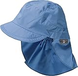 Sterntaler Schirmmütze Nacken Basic - Unisex Baby- und Kinder Mütze mit Nackenschutz -...