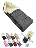 Fußsack [Winterfußsack für Kinderwagen] Buggy Babyschale oder Schlitten Babyfußsack...