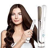 CkeyiN Kabellos Glätteisen 2 in 1 Keramik Haarglätter USB Professioneller Hair...