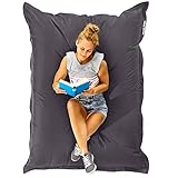 Green Bean Sitzsack XXL 140x180cm 380 Liter Kinder & Erwachsene Bean Bag EPS Perlen...