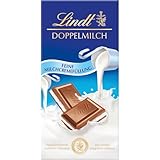 Lindt Schokolade Doppelmilch | 100g Tafel | Aus zartschmelzender Doppelmilch-Schokolade |...