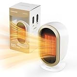 Heizlüfter Energiesparend, 1500W Elektroheizung Heizlüfter Energiesparend Leise Keramik...