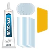 Pool Reparaturset, Heavy Duty Poolfolie Reparaturset, Wasserdichtes Pool Flickzeug, PVC...