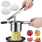 Spätzlepresse Kartoffel Masher Ricer Edelstahl Kartoffelpresse Professionelle...
