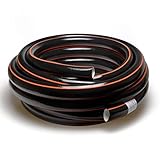 4 Lagig Gartenschlauch Wasserschlauch 1/2' 3/4' 1' Zoll 10m CARBON (1')