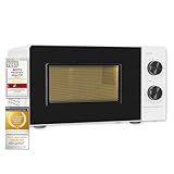 Exquisit Mikrowelle, 24,5 cm Drehteller, 20 Liter, 700 Watt, 5 Leistungsstufen, Timer,...