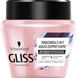Schwarzkopf Gliss Maske Addio Doppelspitzen, 300 ml