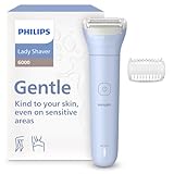 Philips Lady Shaver Series 6000 - kabelloser elektrischer Rasierer für die Nass- und...