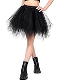 Kefiyis Tüllrock Damen Tütü Karneval Party Tutu Kurz 50er Rockabilly...