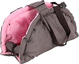 Flamingo Tragetasche für Hunde und Katzen Xenos - Taupe - 47x25x28 cm - Robust...