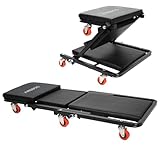 Arebos 2-in-1 Montagerollbrett | 150 kg belastbar | 6 bewegliche Rollen, 2 Davon mit...