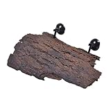 TEHAUX Schildkröten Plattform mit Starkem Saugnapf Umweltfreundliche Schwimmende...