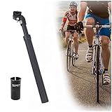 VVLXRIC Absenkbare SattelstüTze, Aluminium Fahrrad Sitz DäMpfer, Benutzt für MTB BMX...