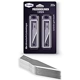Filzada ® 20x Ultrascharfe Skallpell Klingen - Ersatzklingen für Skallpelle,...